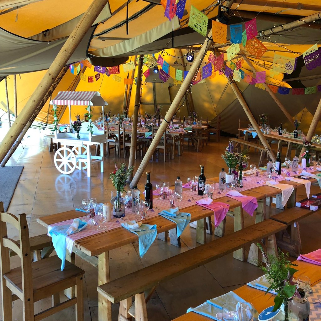 Our wedding day set&nbsp;up!